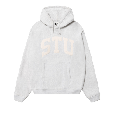 Stussy Stu Appliqué Hoodie 'Ash Heather'