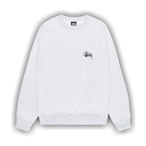 Stussy Basic Crew 'Ash Heather'