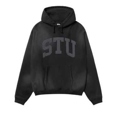 Stussy Stu Appliqué Hoodie 'Black'