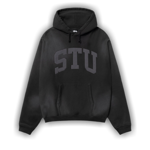 Stussy Stu Appliqué Hoodie 'Black'