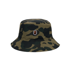 BAPE 1st Camo One Point Reversible Hat 'Green'