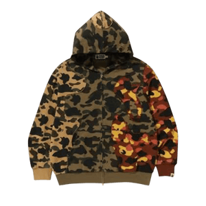 BAPE 1st Camo Upcycled Relaxed Fit Full Zip Hoodie 'Multicolor'