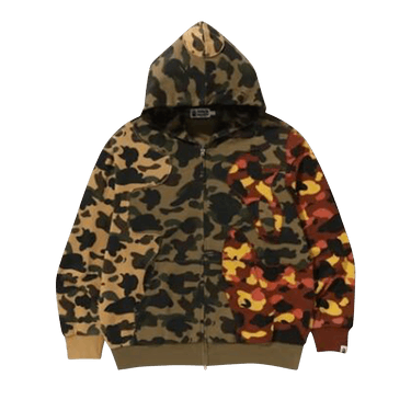 BAPE 1st Camo Upcycled Relaxed Fit Full Zip Hoodie 'Multicolor'
