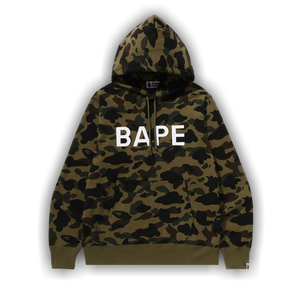 BAPE 1st Camo Pullover Hoodie 'Green'