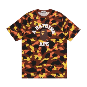 BAPE 1st Camo College Tee 'Orange'