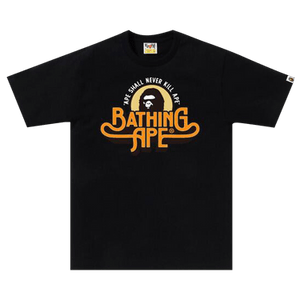 BAPE Genuine Garment Logo Tee 'Black'