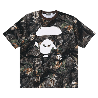 BAPE Tree Edge Camo Ape Face Relaxed Fit Tee 'Brown'