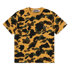 BAPE 1st Camo One Point Mini Tee 'Yellow'