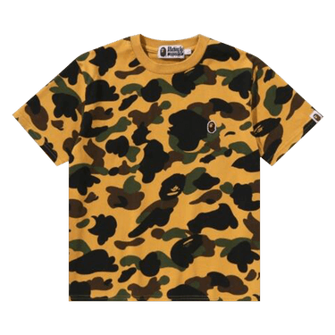 BAPE 1st Camo One Point Mini Tee 'Yellow'