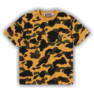 BAPE 1st Camo One Point Mini Tee 'Yellow'