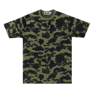 BAPE 1st Camo One Point Mini Tee 'Green'