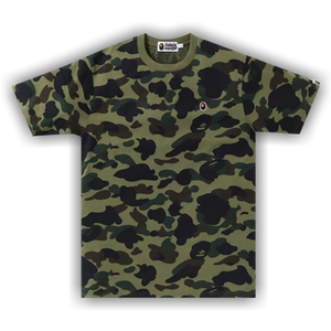 BAPE 1st Camo One Point Mini Tee 'Green'