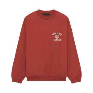 Fear of God Essentials Fleece Crewneck 'Red'