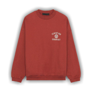 Fear of God Essentials Fleece Crewneck 'Red'