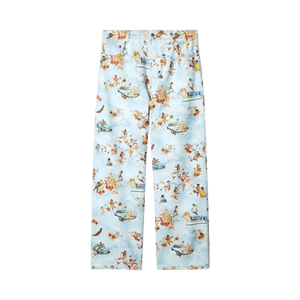 Off-White Fresco-Print Jeans 'Light Blue'