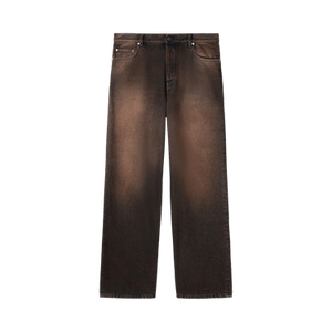 Off-White Overdyed Straight Jeans 'Brown'