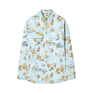 Off-White Fresco-Print Denim Shirt 'Multicolor'