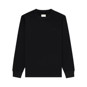Aimé Leon Dore Long-Sleeve Tonal Logo Tee 'Jet Black'