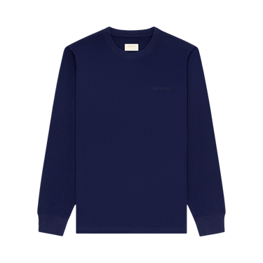 Aimé Leon Dore Long-Sleeve Tonal Logo Tee 'Evening Blue'