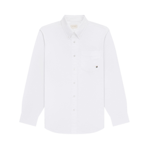 Aimé Leon Dore Crest Oxford Shirt 'Bright White'