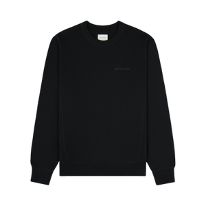 Aimé Leon Dore Tonal Logo Crewneck Sweatshirt 'Jet Black'