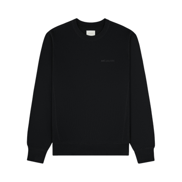 Aimé Leon Dore Tonal Logo Crewneck Sweatshirt 'Jet Black'