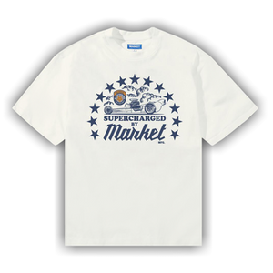 Market Supercharged T-Shirt 'Unbleached Cotton'