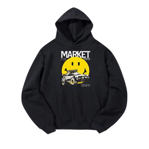 Market Smiley All Four Hoodie 'Pirate Black'