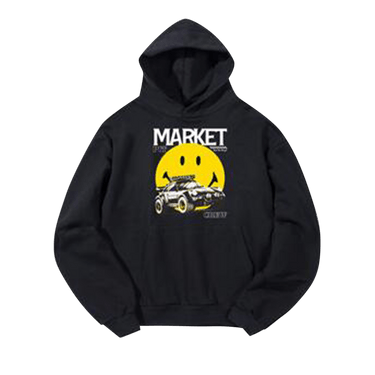 Market Smiley All Four Hoodie 'Pirate Black'