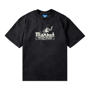 Market Speed And Quality T-Shirt 'Pirate Black'
