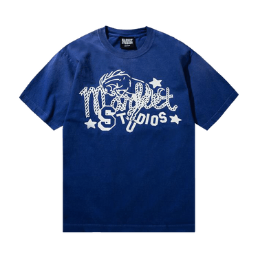 Market Old West Studios T-Shirt 'Skipper Blue'