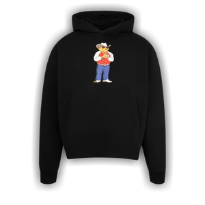 Market Hee-Haw Bear Hoodie 'Jet Black'