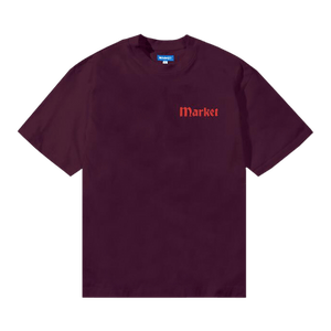 Market True Tread T-Shirt 'Wine'