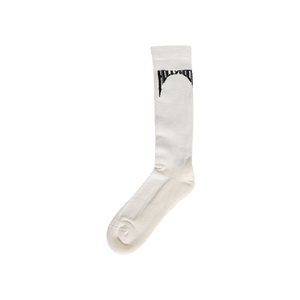 Rick Owens DRKSHDW Hollywood Knee High Socks 'Milk/Black'