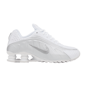 Nike Shox R4 GS 'White Metallic Silver' 2025