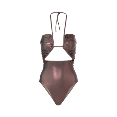 Rick Owens Prong Bathing Suit 'Metallic Mahogany'