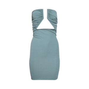 Rick Owens Jersey Prong Mini Dress 'Mouthwash'