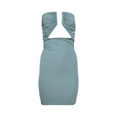 Rick Owens Jersey Prong Mini Dress 'Mouthwash'