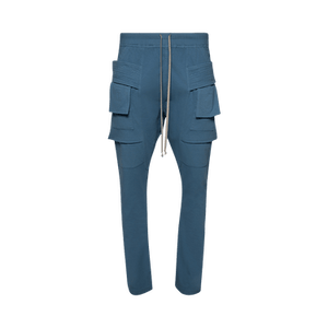 Rick Owens DRKSHDW Creatch Drawstring Cargo Pants 'Toothpaste'