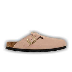 Birkenstock Wmns Boston Suede Leather 'Light Rose'