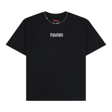 Pleasures Cut Here Heavyweight Tee 'Black'