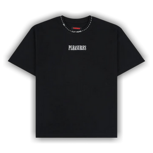 Pleasures Cut Here Heavyweight Tee 'Black'