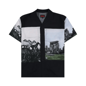 Pleasures Stone Horse Button Down Shirt 'Black'