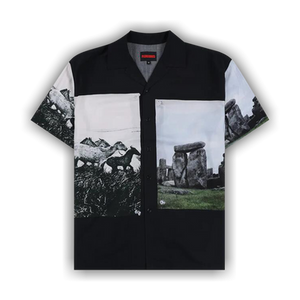 Pleasures Stone Horse Button Down Shirt 'Black'