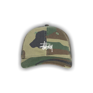 Stussy Basic Cap Washed 'Woodland Camo'