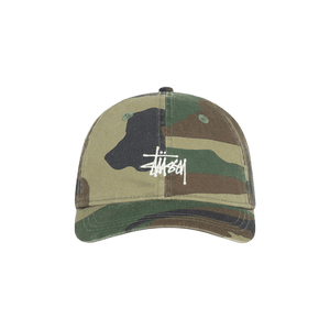 Stussy Basic Cap Washed 'Woodland Camo'