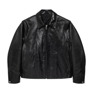 Stussy Garage Jacket Leather 'Black'