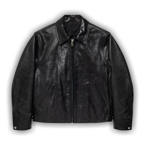 Stussy Garage Jacket Leather 'Black'