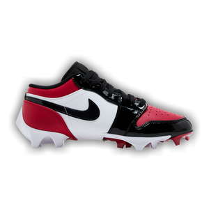 Air Jordan 1 Low TD Cleat 'Bred Toe'