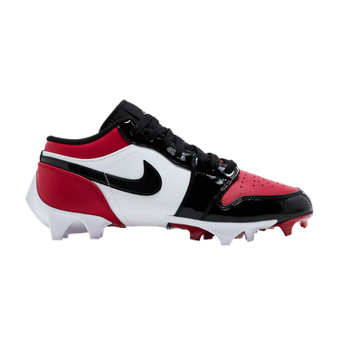 Air Jordan 1 Low TD Cleat 'Bred Toe'